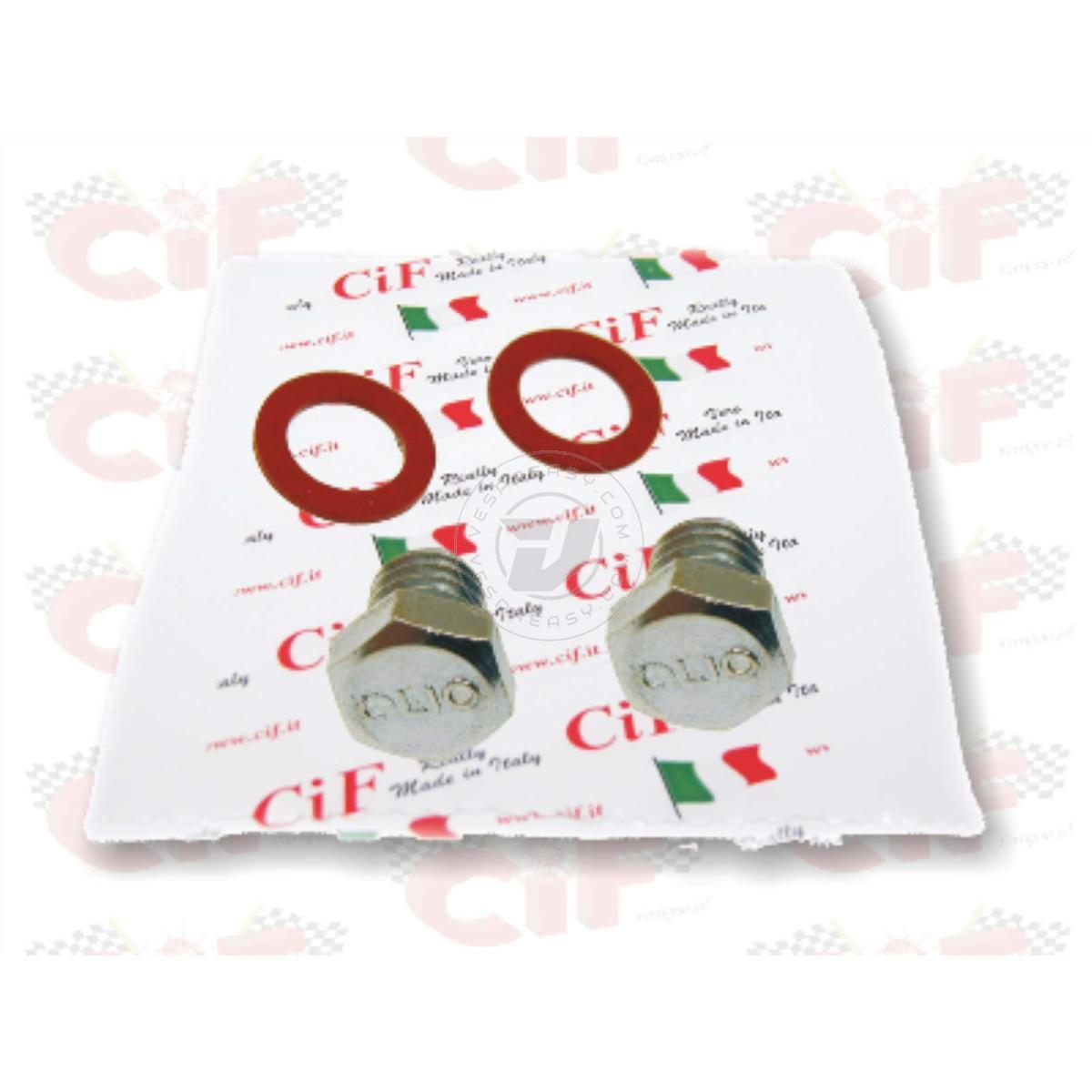 KIT VITI CARICO/SCARICO OLIO MOTORE VESPA TUTTI MODELLI