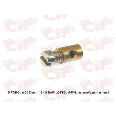 MORSETTO GAS TIPO "PRATIC" Ø INT.mm.1,6 - Ø EST.mm.4