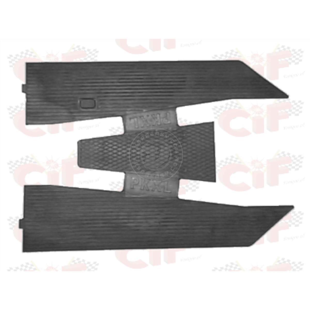 TAPPETO IN GOMMA - COLORE NERO - VESPA PK XL 50-125