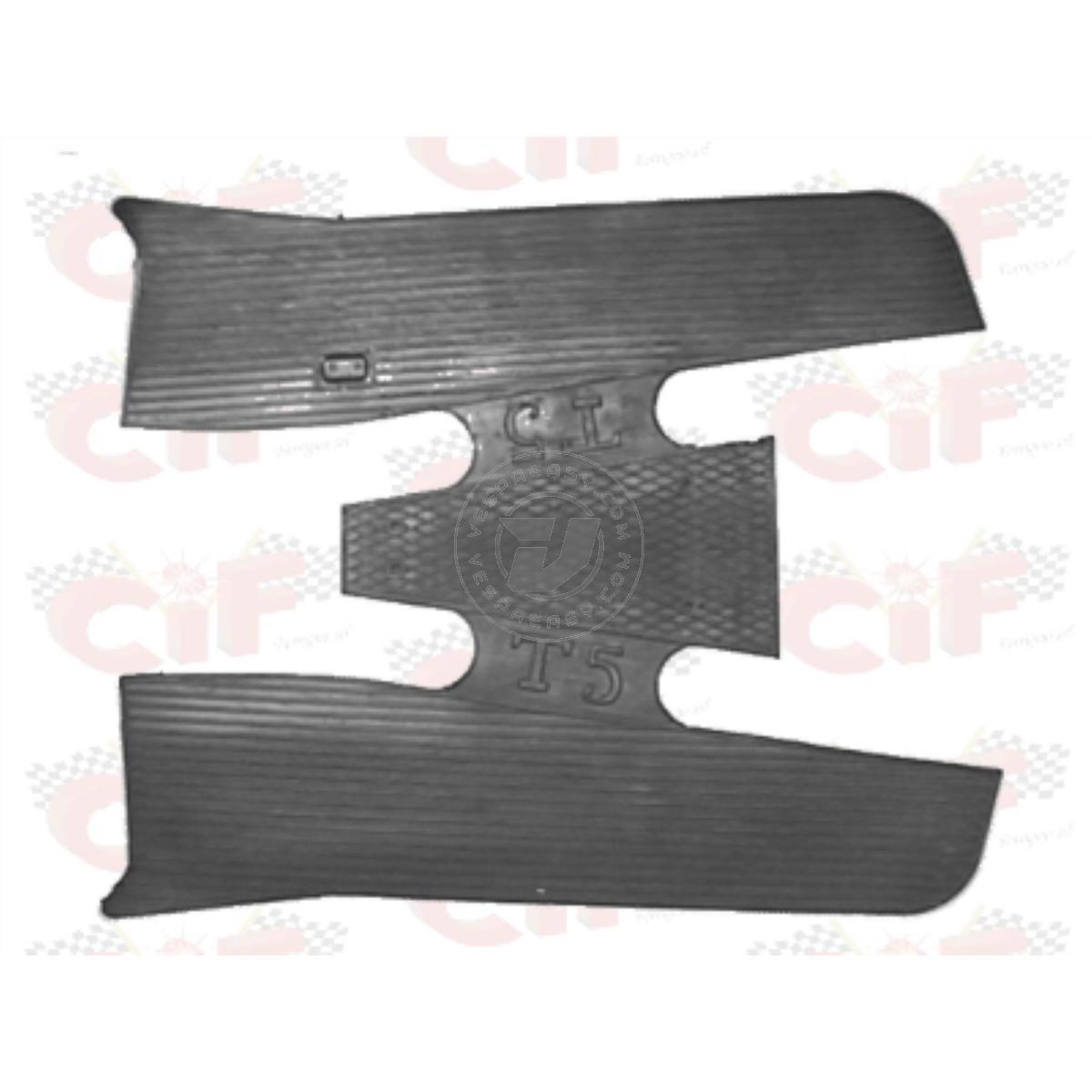 TAPPETO IN GOMMA - COLORE NERO - VESPA 125 T5
