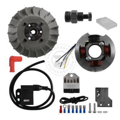 KIT ACCENSIONE ELETTRONICA EVOK PIAGGIO VESPA 50CC L/N/R/PK/PRIMAVERA/ET3 Ø19