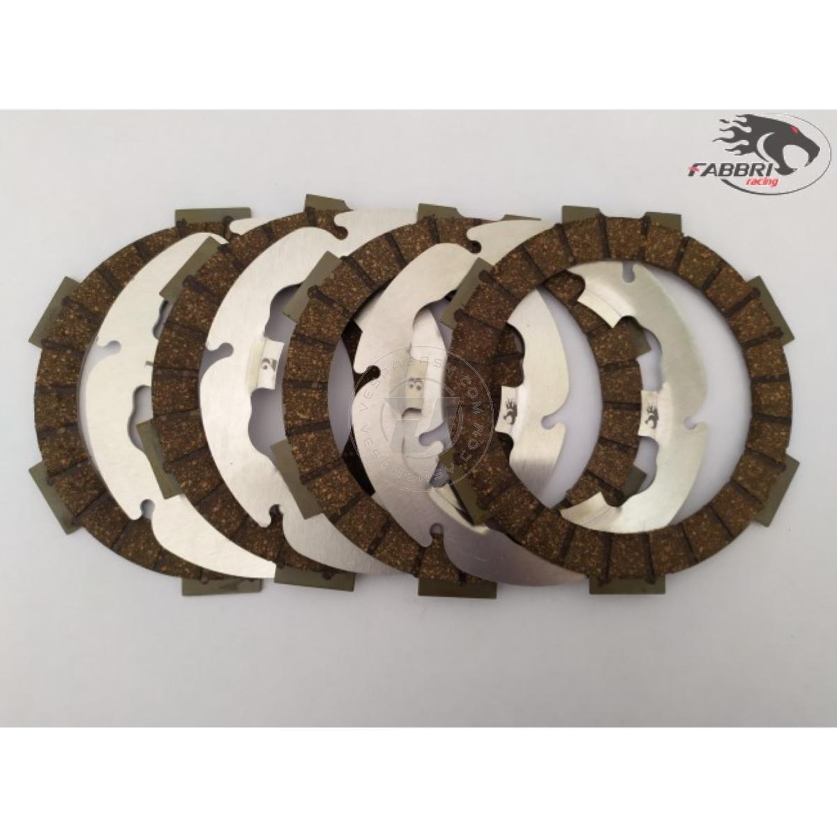 Dischi frizione per frizioni FABBRI Racing FB24 EVO, FB36, FB45 Vespa 50, 90, 125 ET3 Primavera, PK
