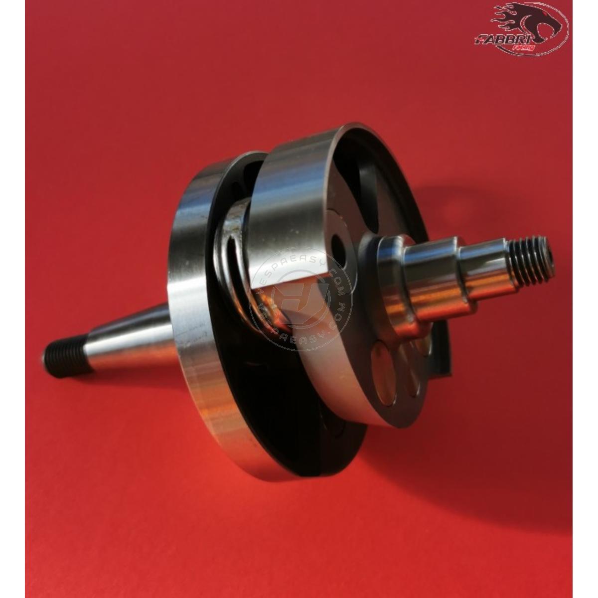 Albero motore FABBRI RACING a PERA, cono 20, biella 97 dal pieno, corsa 51, spalle 83, Vespa 125 ET3 Primavera