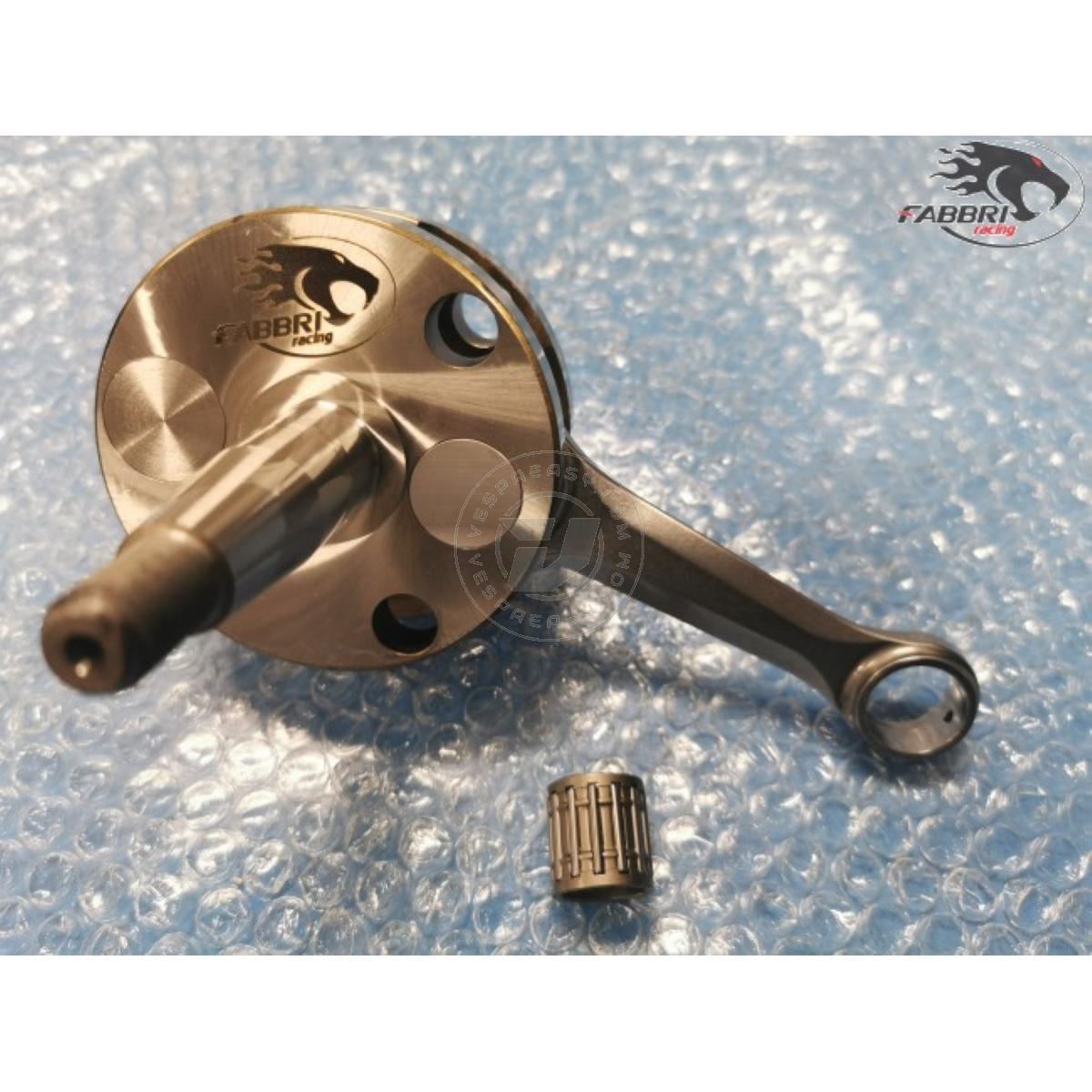 Albero motore FABBRI RACING spalle piene, cono 20, spalle 87, corsa 51 , biella 105