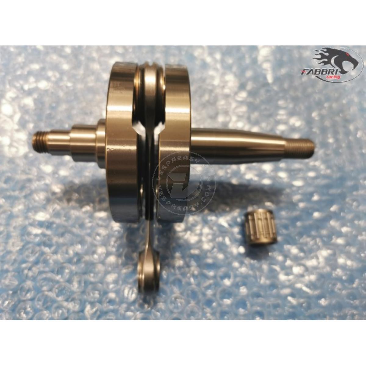 Albero motore FABBRI RACING spalle piene, cono 20, spalle 87, corsa 51 , biella 105