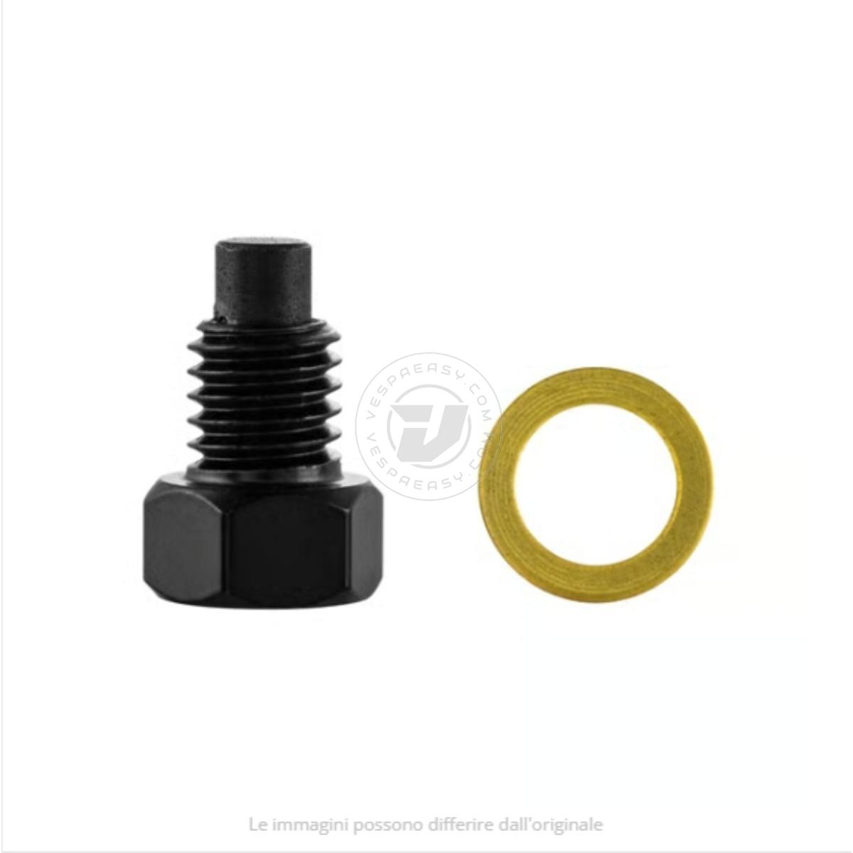 Vite tappo olio motore magnetico M8x8 SIP - nero