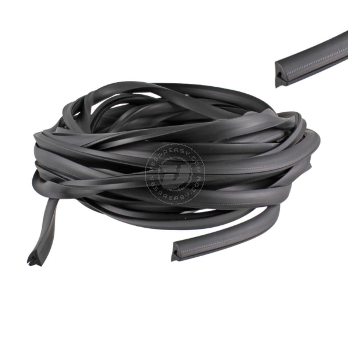 PROFILO COFANO LATERALE NERO 12 METRI RMS CLASSIC PIAGGIO VESPA PX/PE
