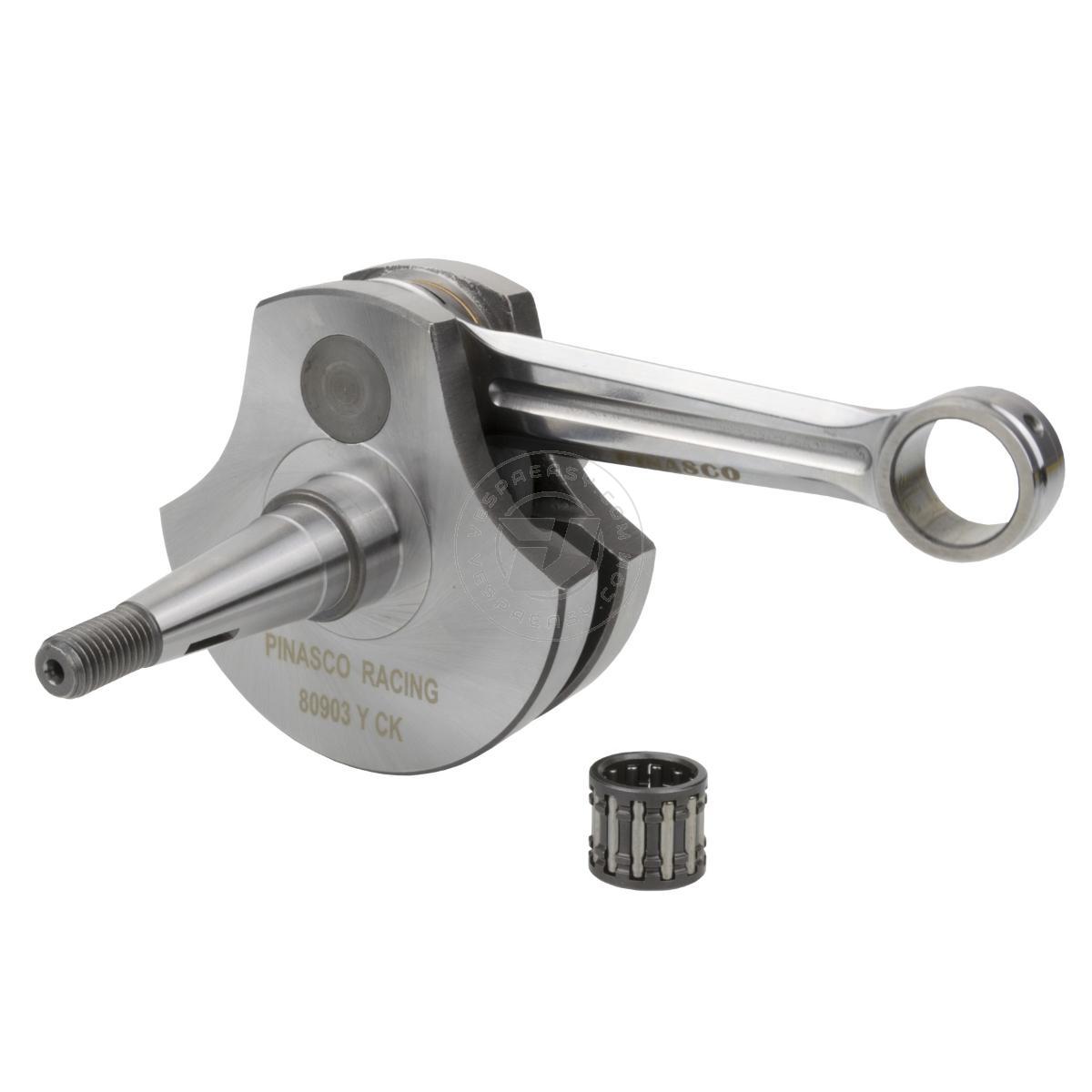 ALBERO MOTORE PINASCO VESPA 125/150 VM1-2-3 - VL1-2-3 - MOTORI 5% - CORSA 57mm BIELLA 110mm