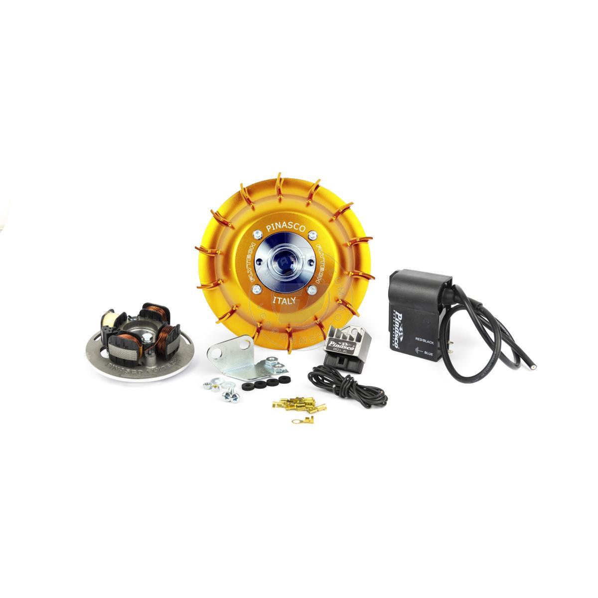 Accensione PINASCO FLYTECH RACING Vespa Smallframe cono 20, volano kg 1.6 - oro