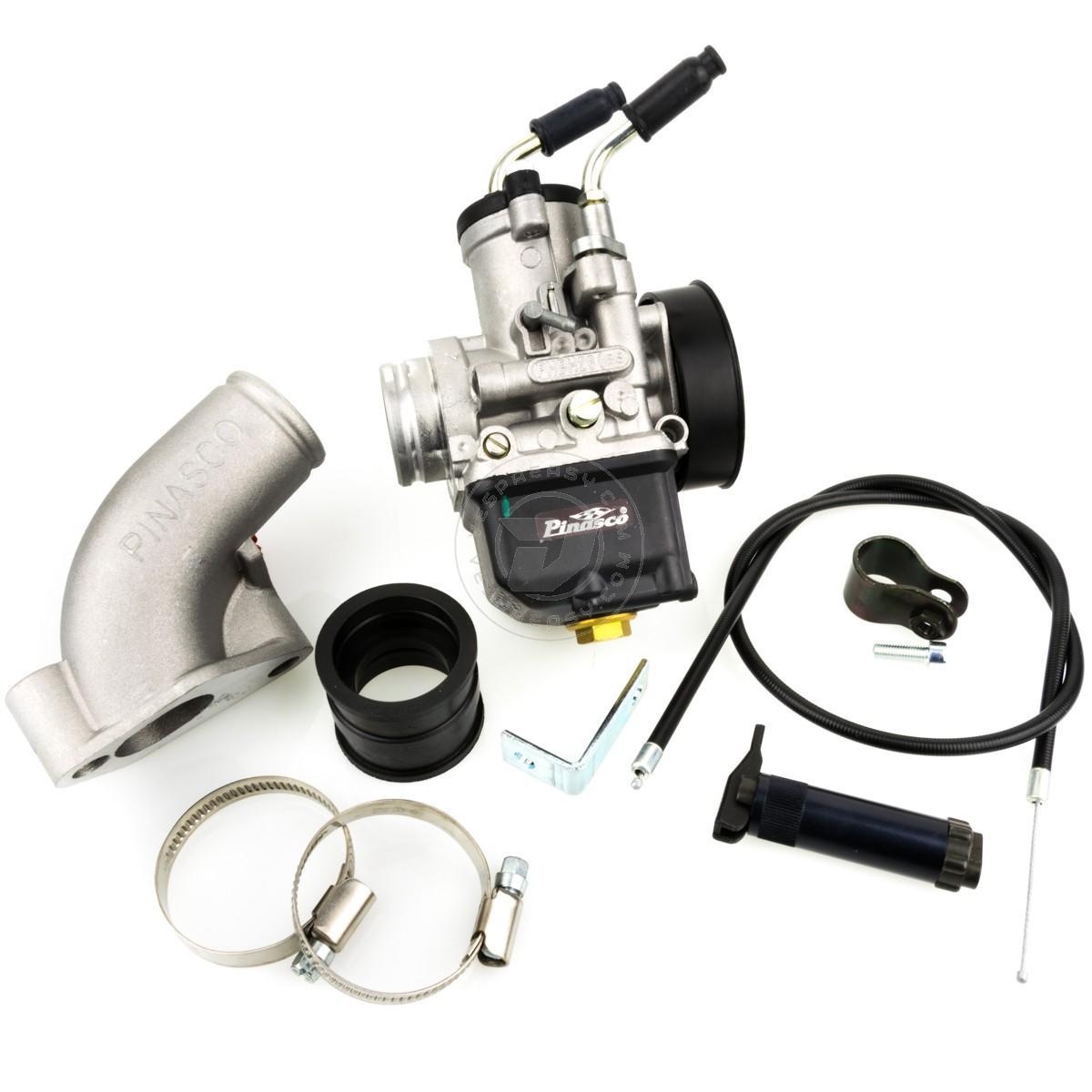 KIT ALIMENTAZIONE  PINASCO PHBH 28 Vespa PX, attacco elastico