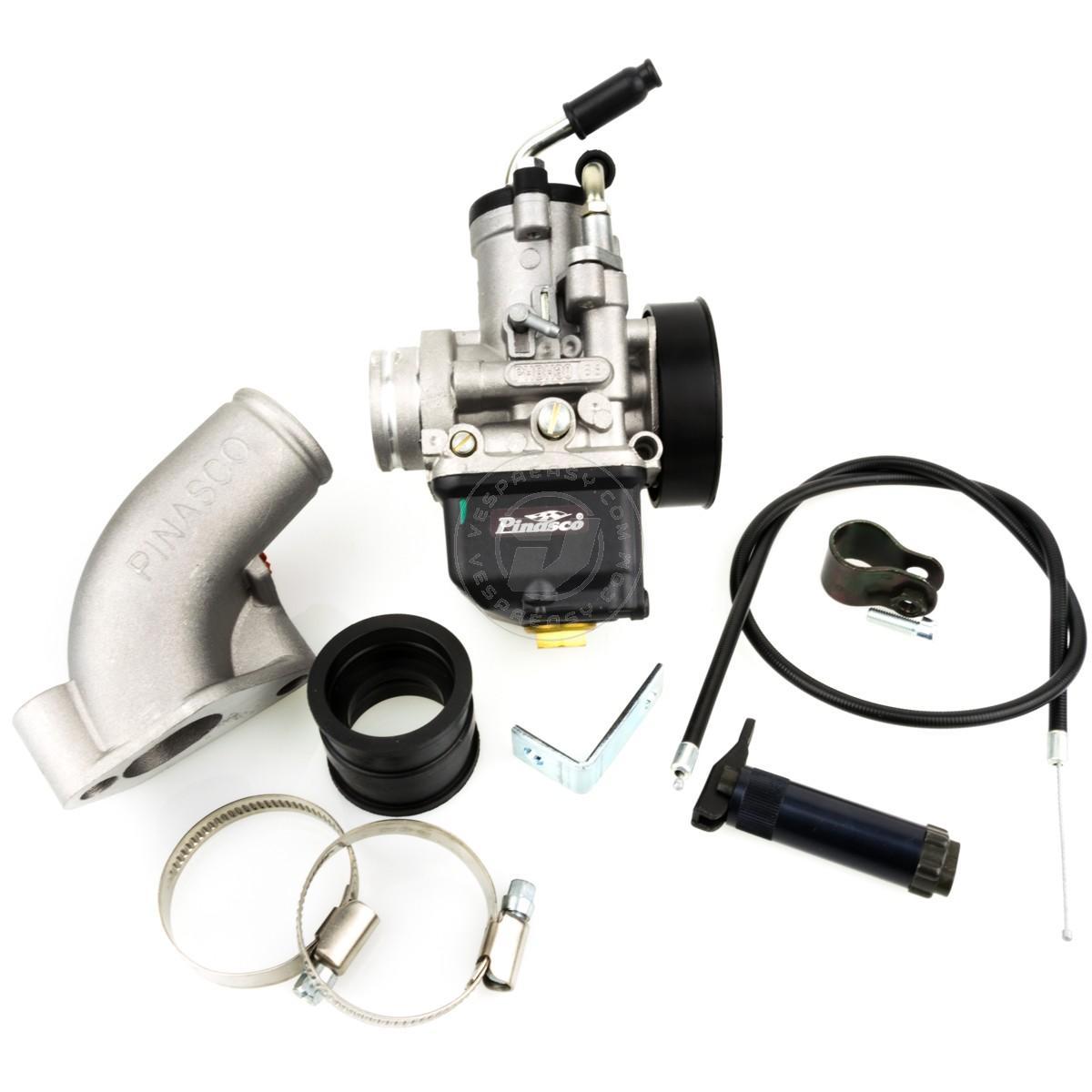 Kit alimentazione PINASCO PHBH 30 Vespa PX, attacco elastico