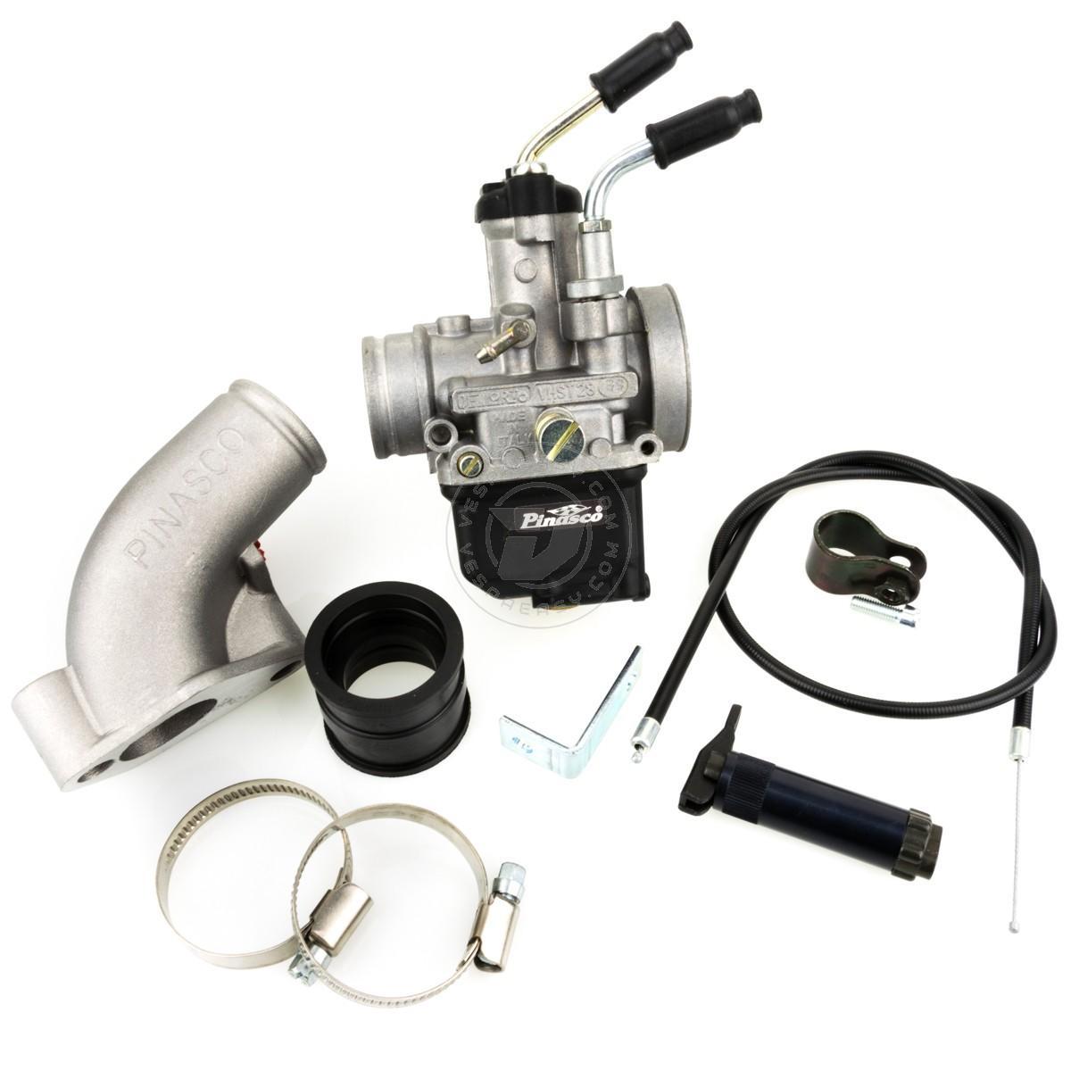 Kit alimentazione PINASCO VHST 28 Vespa PX, attacco elastico