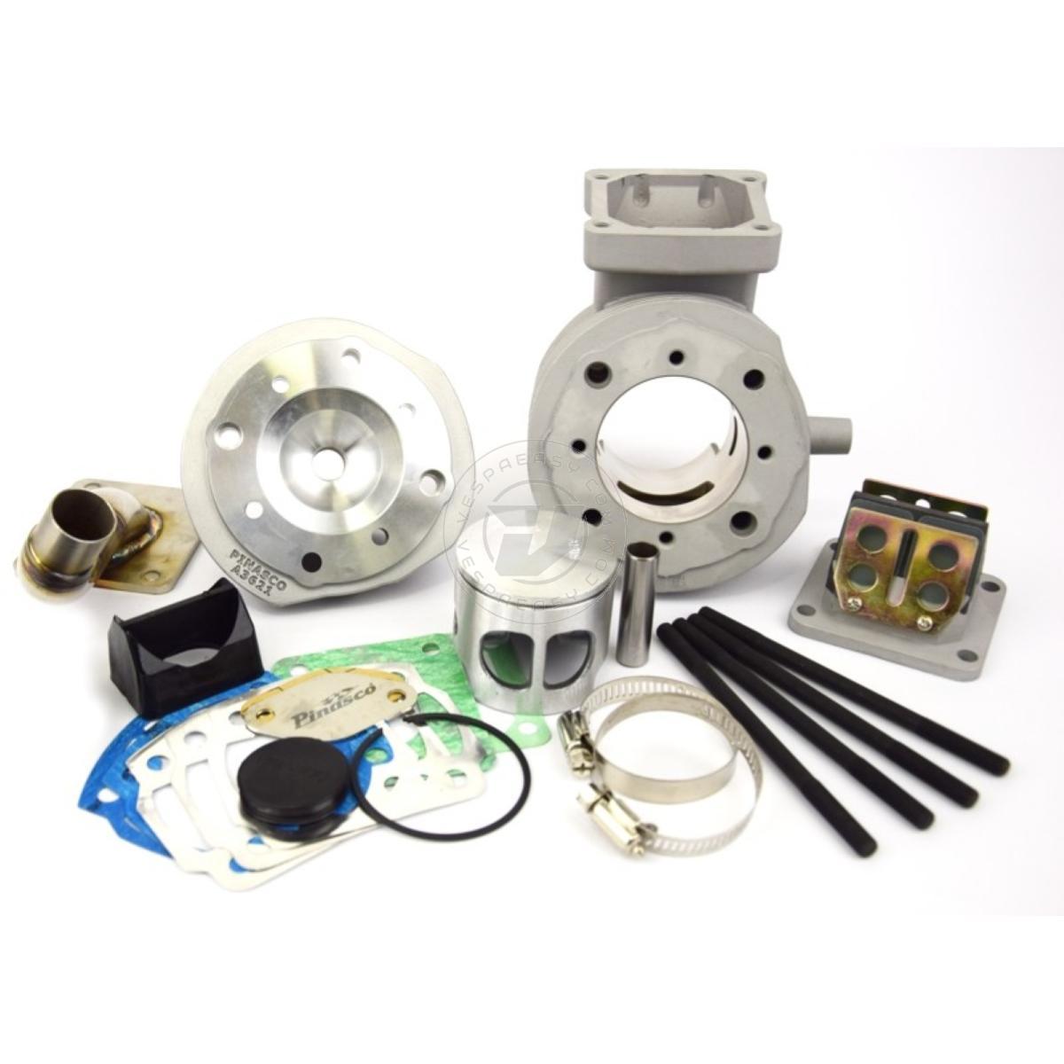 KIT CILINDRO LAMELLARE PINASCO SRV 102cc ZUERINO - con collettore specifico per SHBC 19 Vespa 50 Special, 125 ET3 Primavera