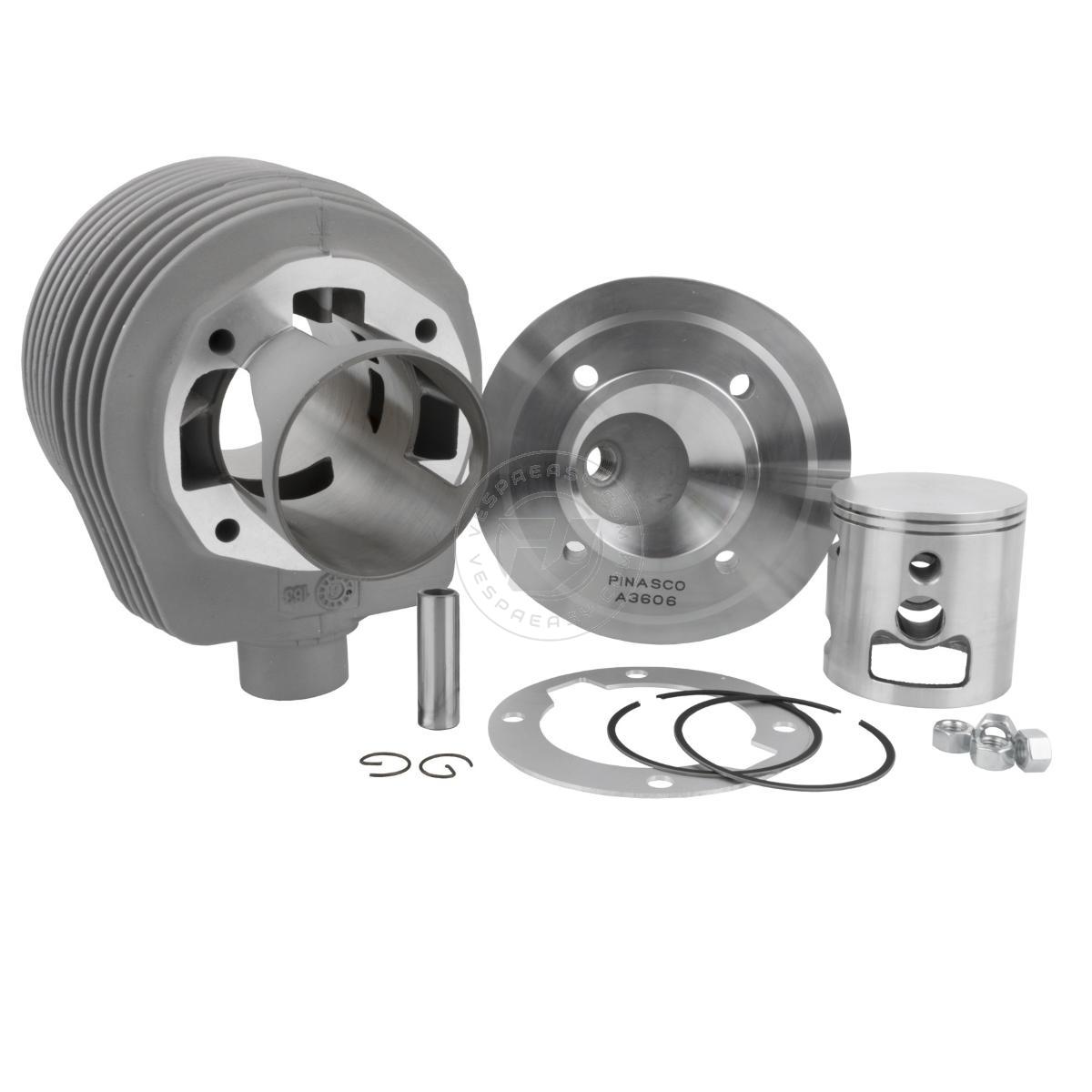KIT CILINDRO PINASCO VESPA GT 177 "MAGNY COURS S2", 2 TRAVASI, IN ALLUMINIO