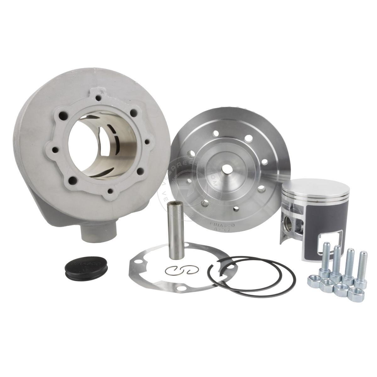 KIT CILINDRO PINASCO VESPA PX 177 "MAGNY COURS ES", CANDELA CENTRALE, IN ALLUMINIO