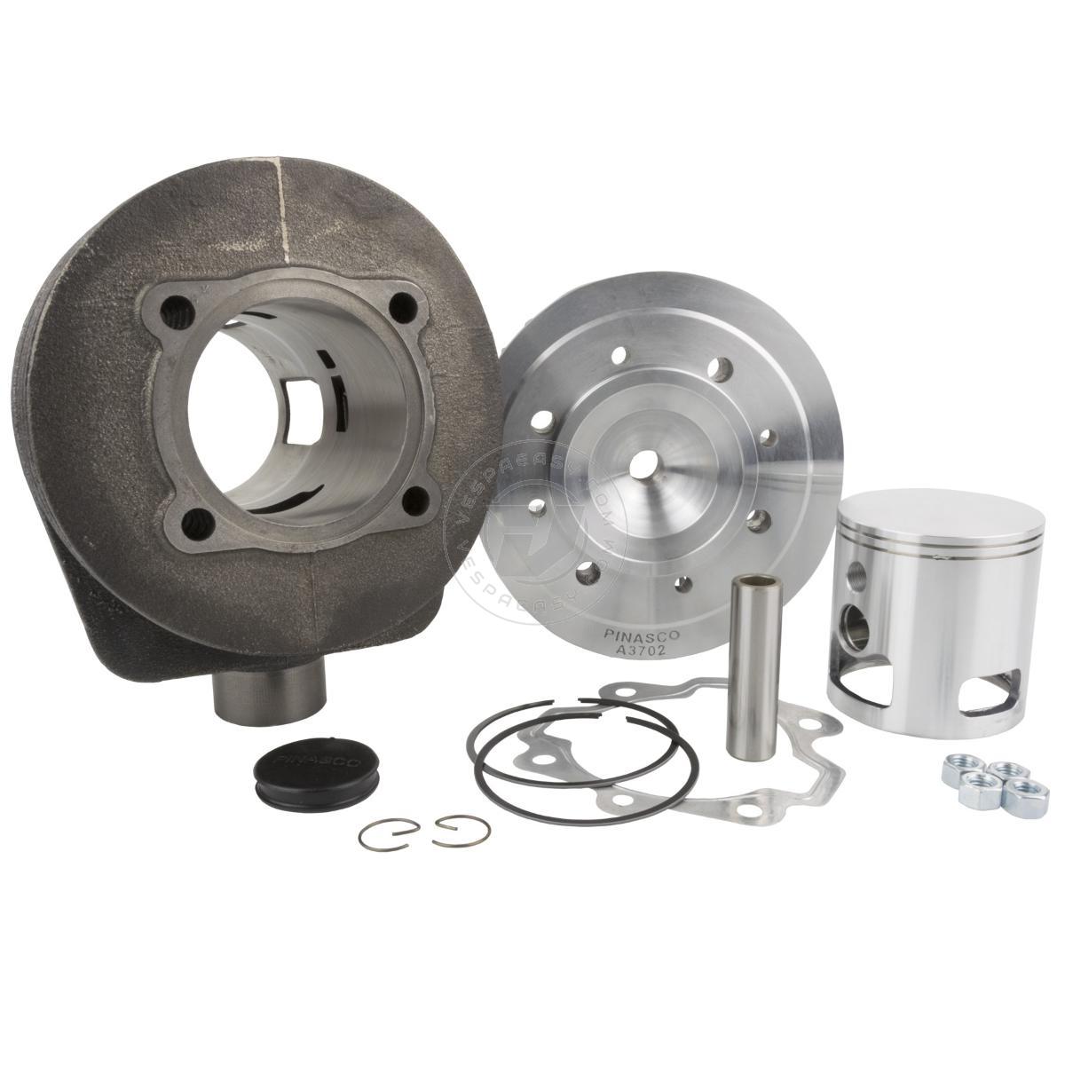 KIT CILINDRO PINASCO VESPA PX 177 CILINDRO IN GHISA, CANDELA CENTRALE