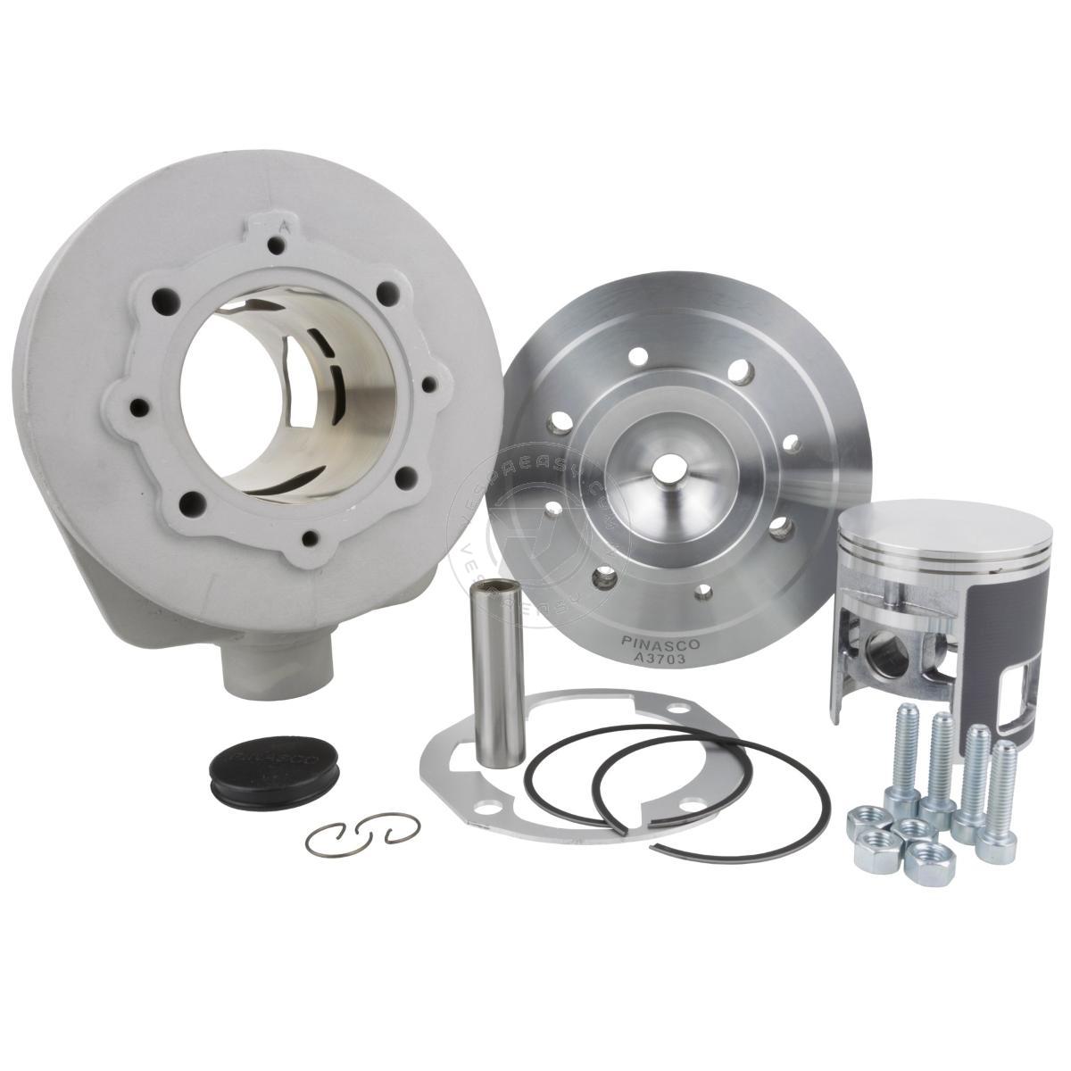 KIT CILINDRO PINASCO VESPA PX 190 "MAGNY COURS EX", IN ALLUMINIO, CORSA 60, CANDELA CENTRALE