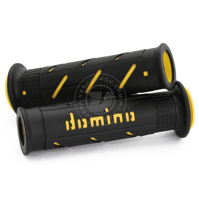 Manopole DOMINO MX2,NERO/GIALLO