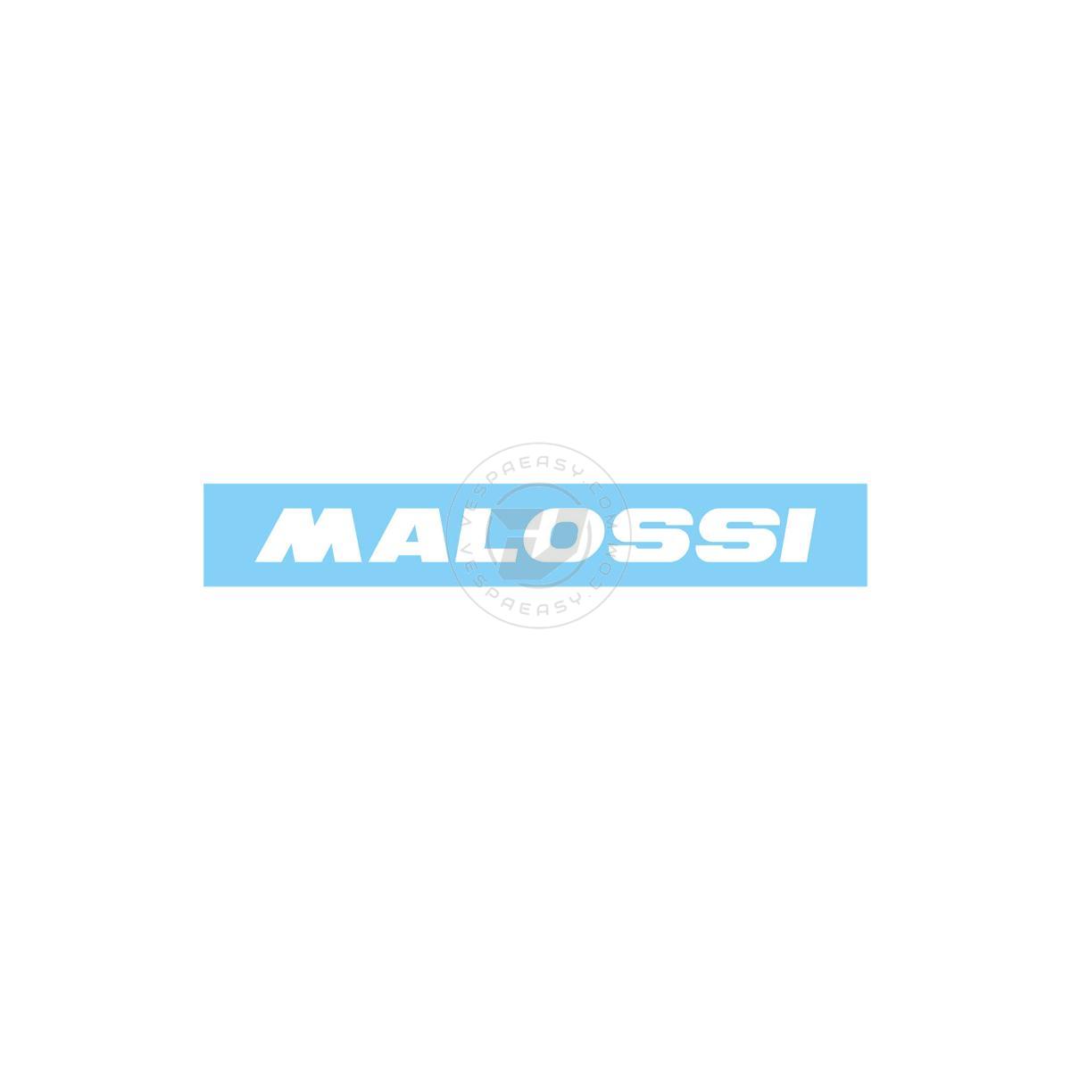 Adesivo termoresistente MALOSSI bianco 11cm - per silenziatori marmitta  