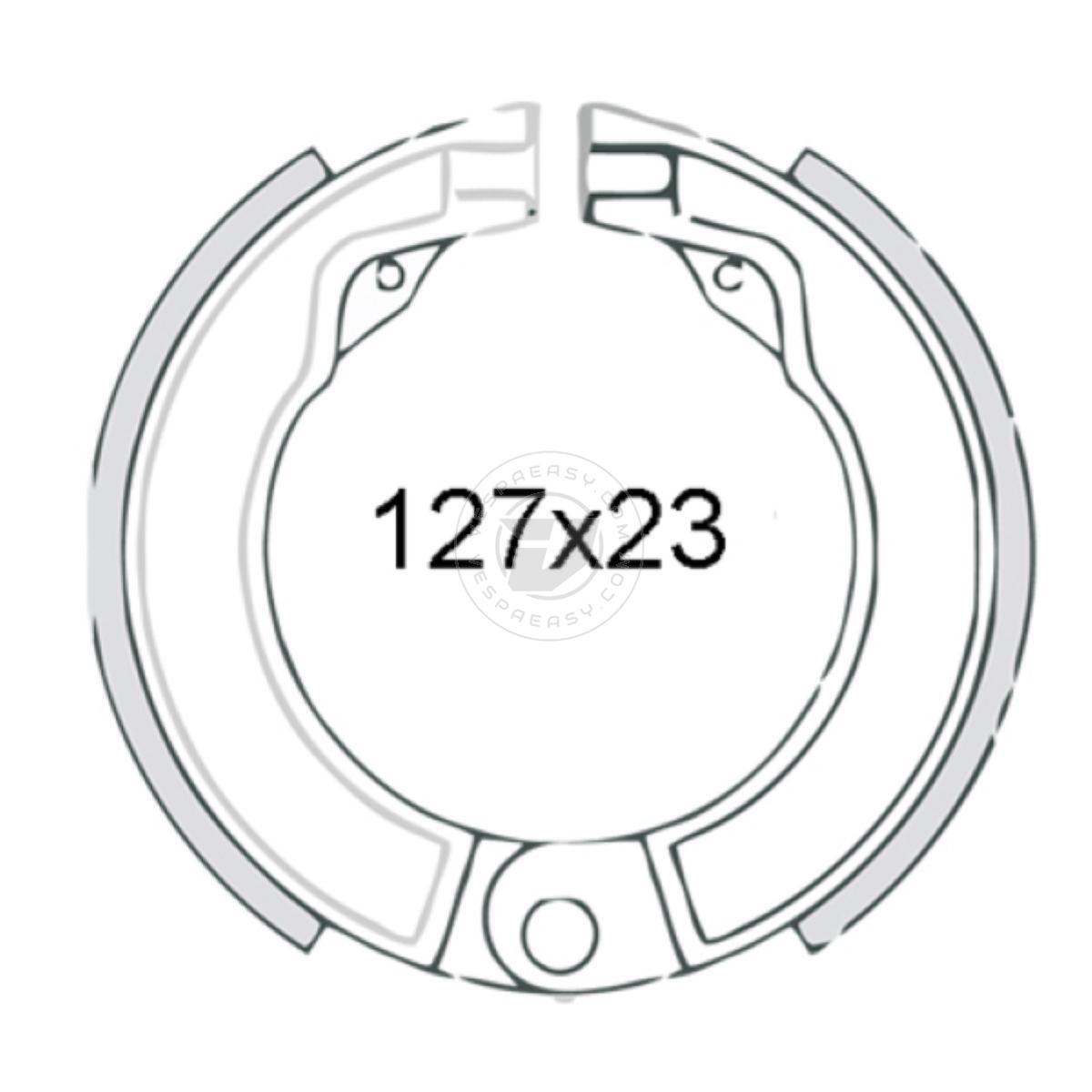 GANASCE FRENO POSTERIORI RMS CLASSIC PIAGGIO VESPA 125-150CC 1951/1962 078170