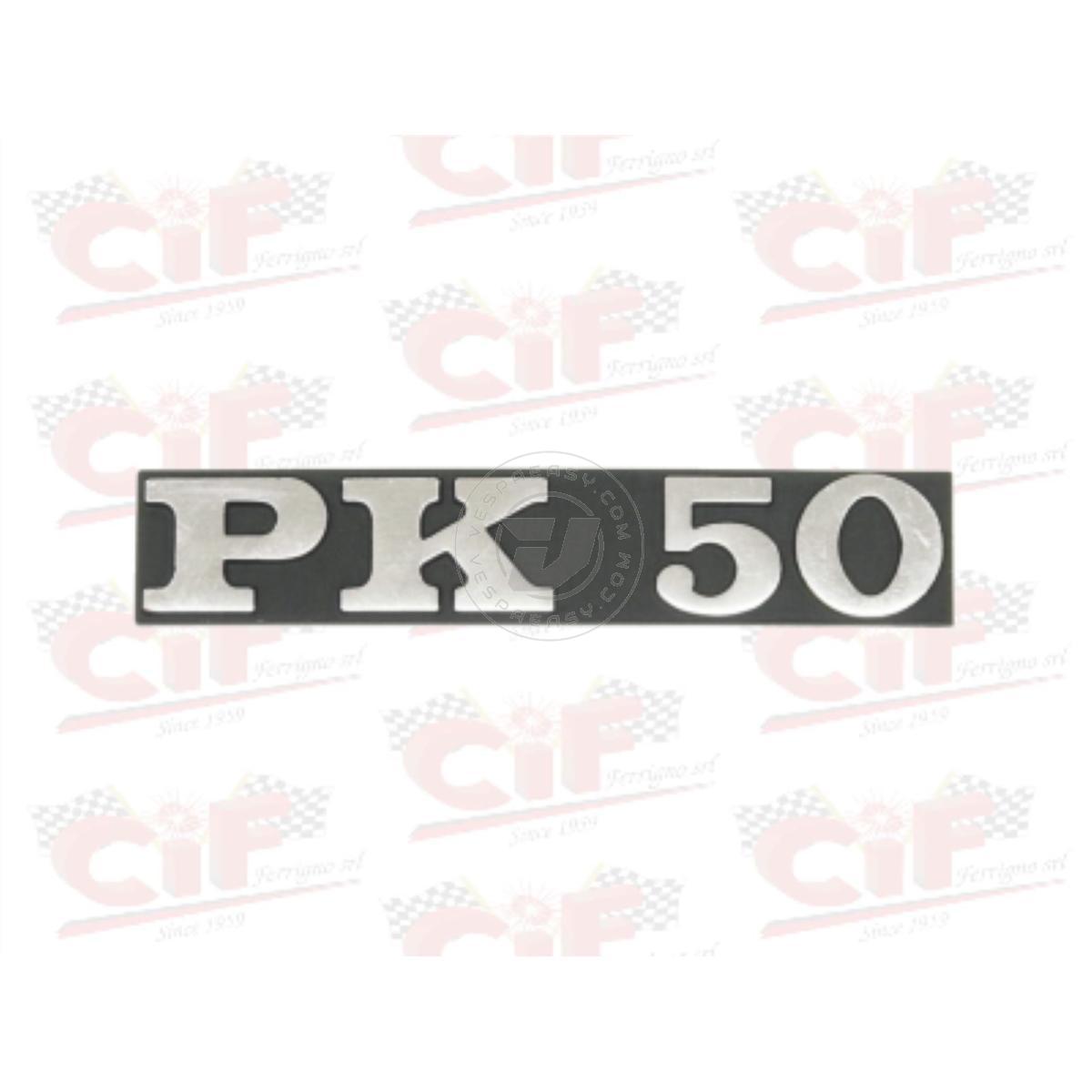 Targhetta laterale "pk50" Vespa 50 Pk 50s