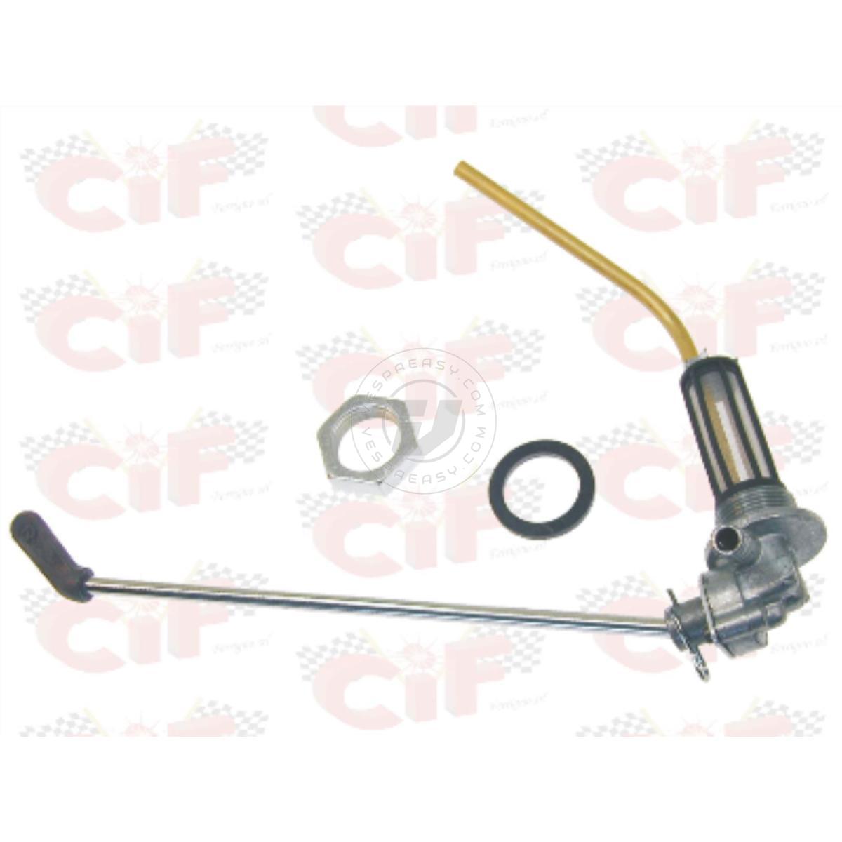 Rubinetto Serbatoio Benzina e ASTA CIF Vespa 50 Special R L N 125 Primavera ET3