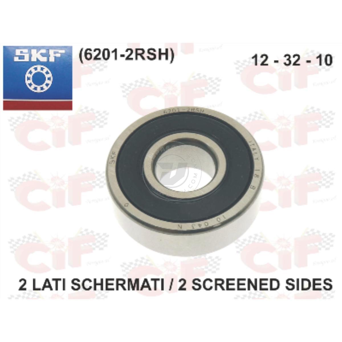 Cuscinetto Ruota Anteriore SKF 12x32x10 Vespa PX 125 150 200 1° Serie