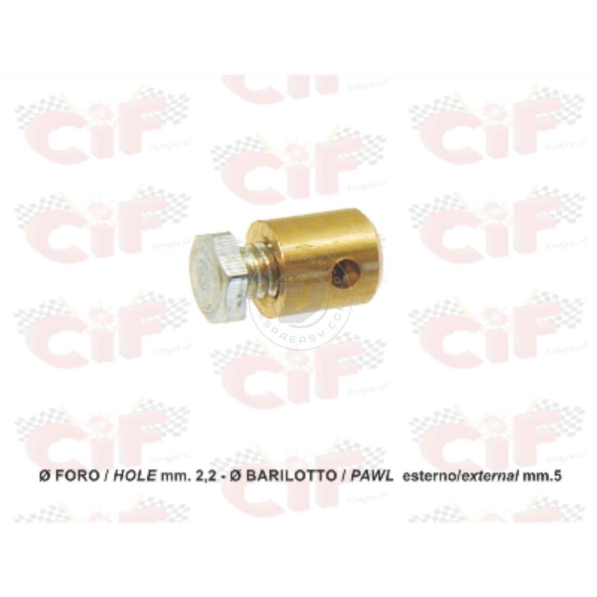Set 4 Morsetto Serrafilo Gas CIF  Vespa 50 125 150 200