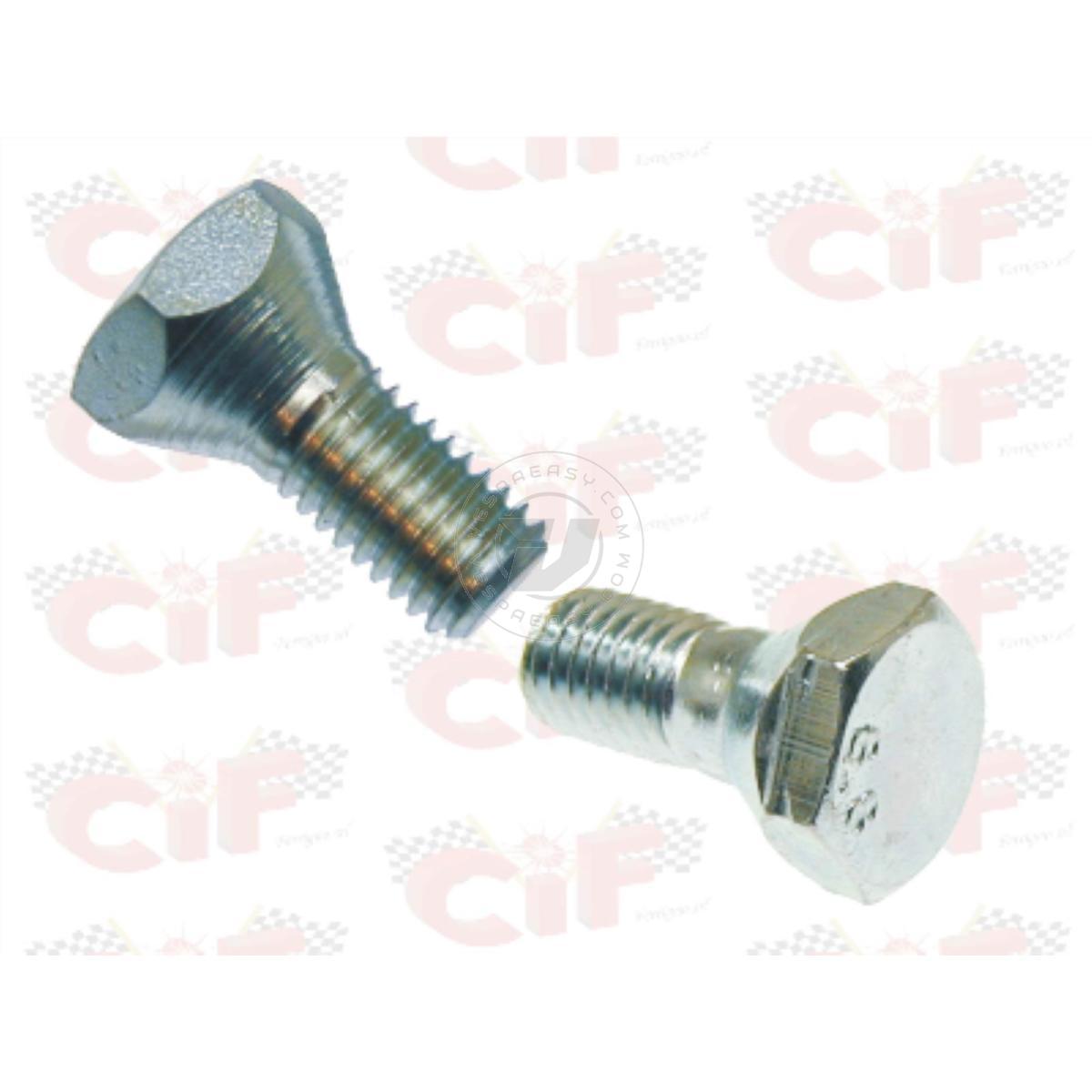 Set 4 Bullone perno fisaggio ruota chiusa al tamburo Vespa 50 L N m.10 chiave17