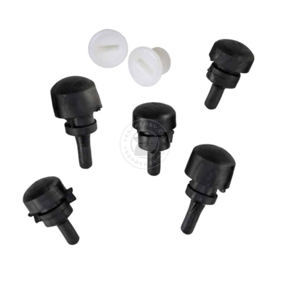 KIT GOMMINI SPORTELLO MOTORE CON BOCCOLE RMS CLASSIC VESPA 50-90-125CC