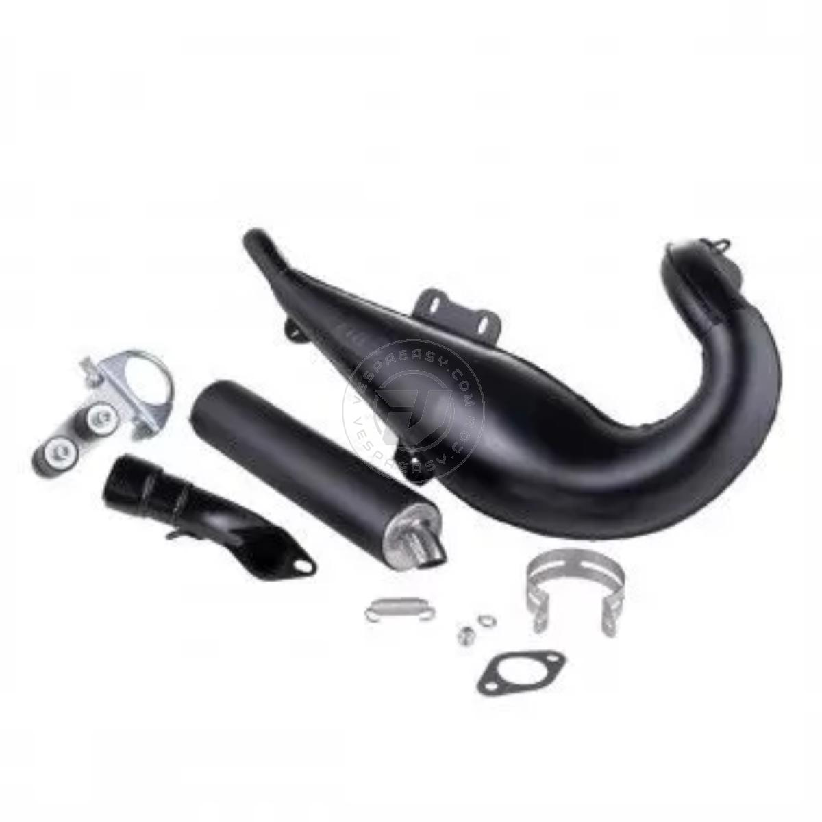 Espansione racing stampata VMC EVO RACER 52-B Vespa 50, 90, 125 ET3 Primavera - interasse 52mm - nero