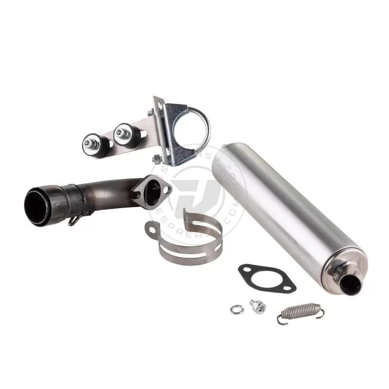 Espansione racing stampata VMC EVO RACER 52-S Vespa 50, 90, 125 ET3 Primavera - interasse 52mm - argento