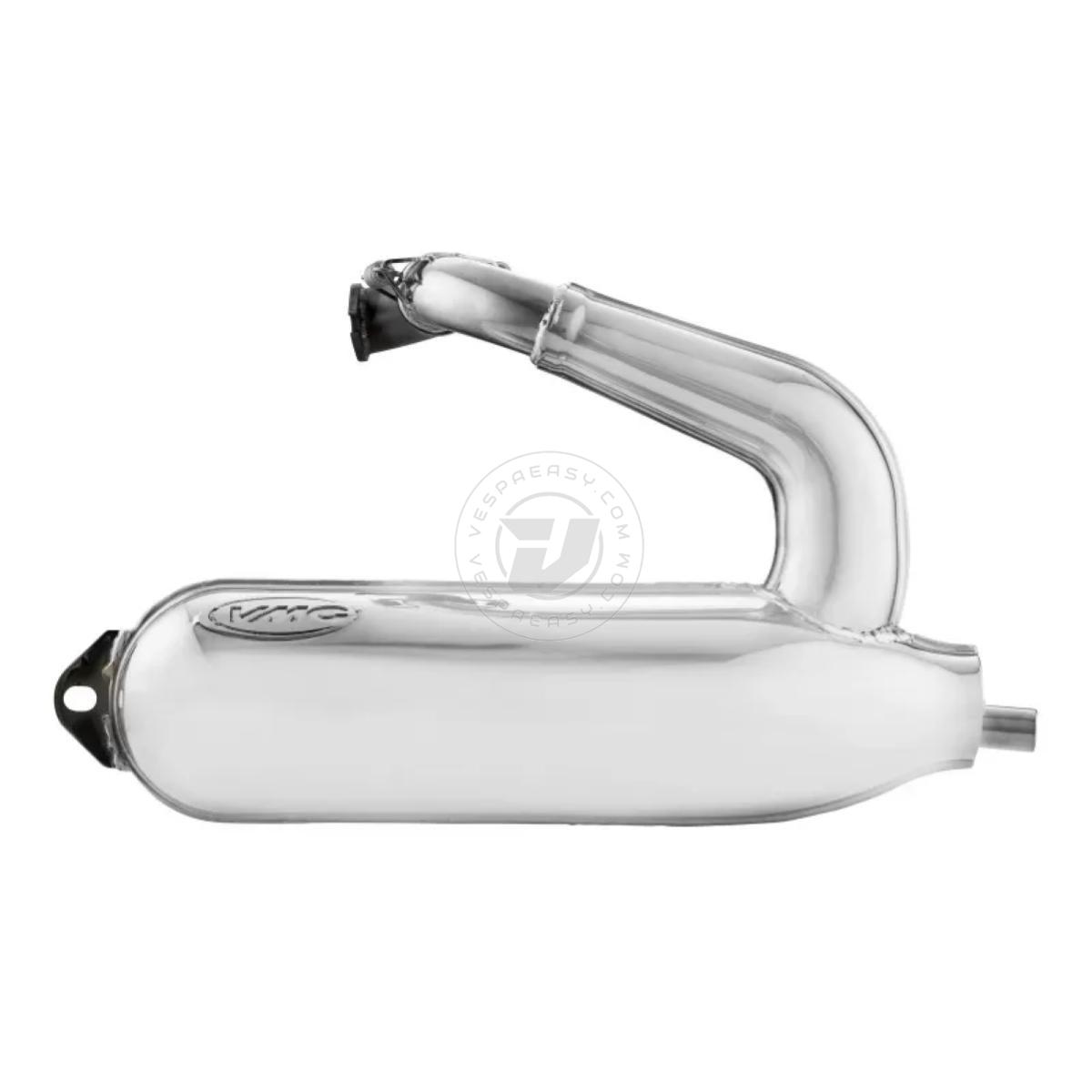 Marmitta VMC SILURO SPORT CROMATA per Vespa Small frame