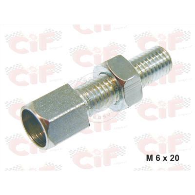 REGISTRO ESAGONALE CON DADO mm.6x30 PER FILO FRENO