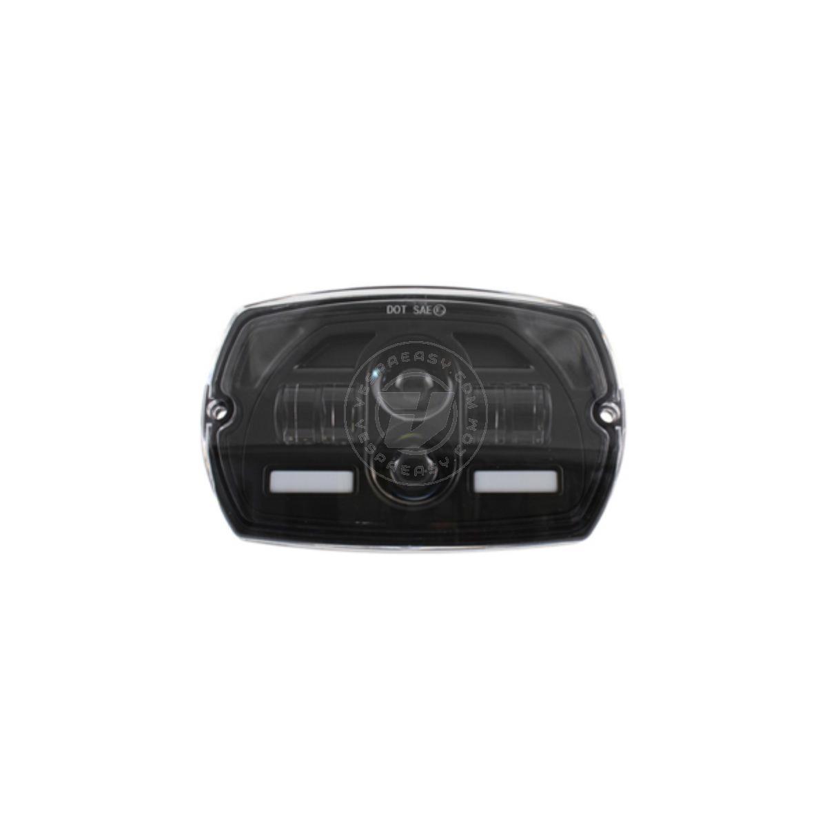 FANALE COMPLETO ANTERIORE EVOK IRON LED PER PIAGGIO VESPA 50 SPECIAL CON CONVERTITORE DI TENSIONE