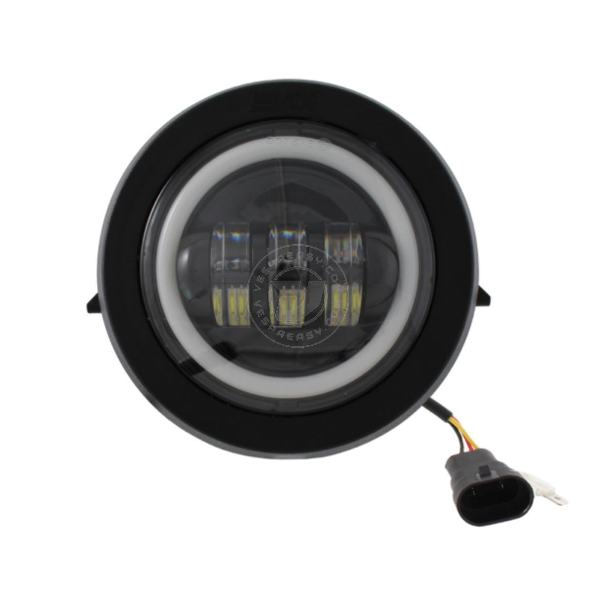 FANALE COMPLETO ANTERIORE IRON LED EVOK PIAGGIO VESPA PK 50-125CC S/XL