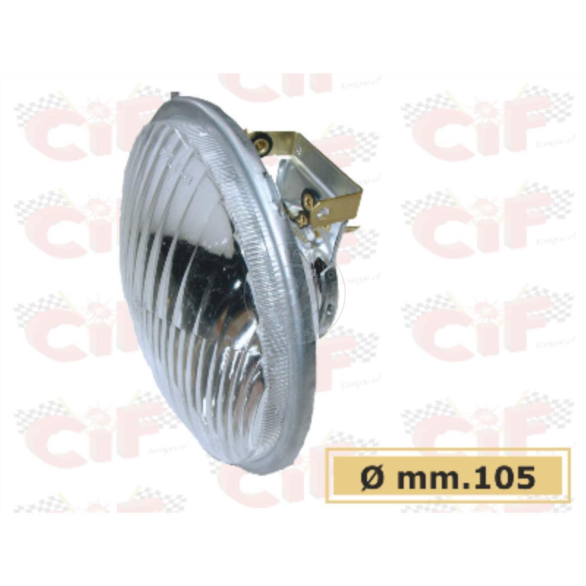 GRUPPO OTTICO ANTERIORE Ø mm.105 VESPA 50/50S/50L/50R