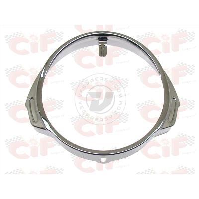 GHIERA FANALE IN FERRO CROMATA PER FANALE ANTERIORE VESPA PX