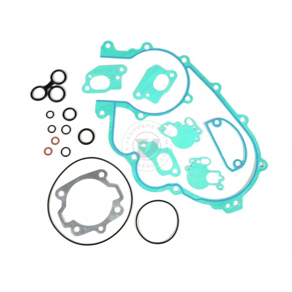 Set guarnizioni motore -BGM Pro Silikon- Vespa Largeframe 2 canali 125/150cc - Sprint150 (VLB1T), GT125 (VNL2T), GL150 (VLA1T), Super125/150 (VNC1T/VBC1T), VNB, VBA, VBB - incl. O-ring