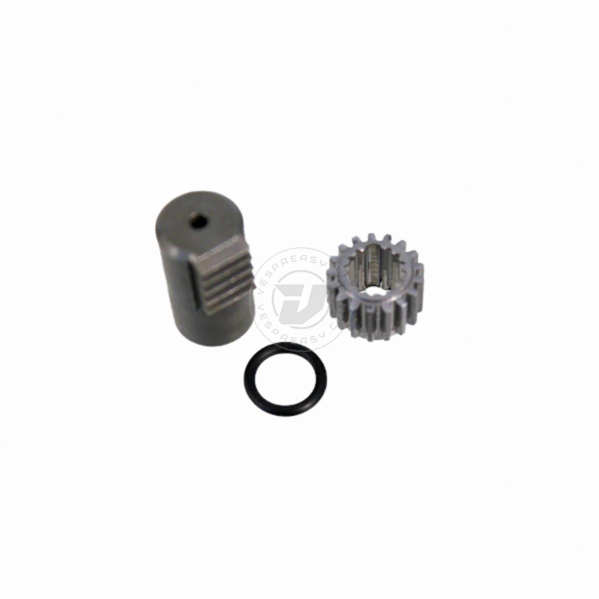 KIT CONVERSIONE A CREMAGLIERA EVOK PER VECCHIO CARTERINO FRIZIONE VESPA 50-90-125- PRIM.-ET3