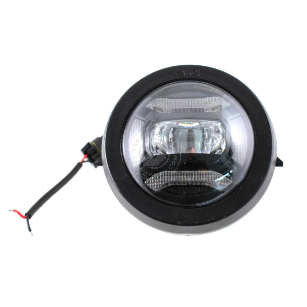 FANALE COMPLETO ANTERIORE IRON LED EVOK PIAGGIO VESPA PK 50-125CC S/XL NEW.