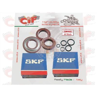 KIT REVISIONE ALBERO MOTORE C/PARAOLI CORTECO IN VITON VESPA 50-90-125 PRIMAVERA - ET3