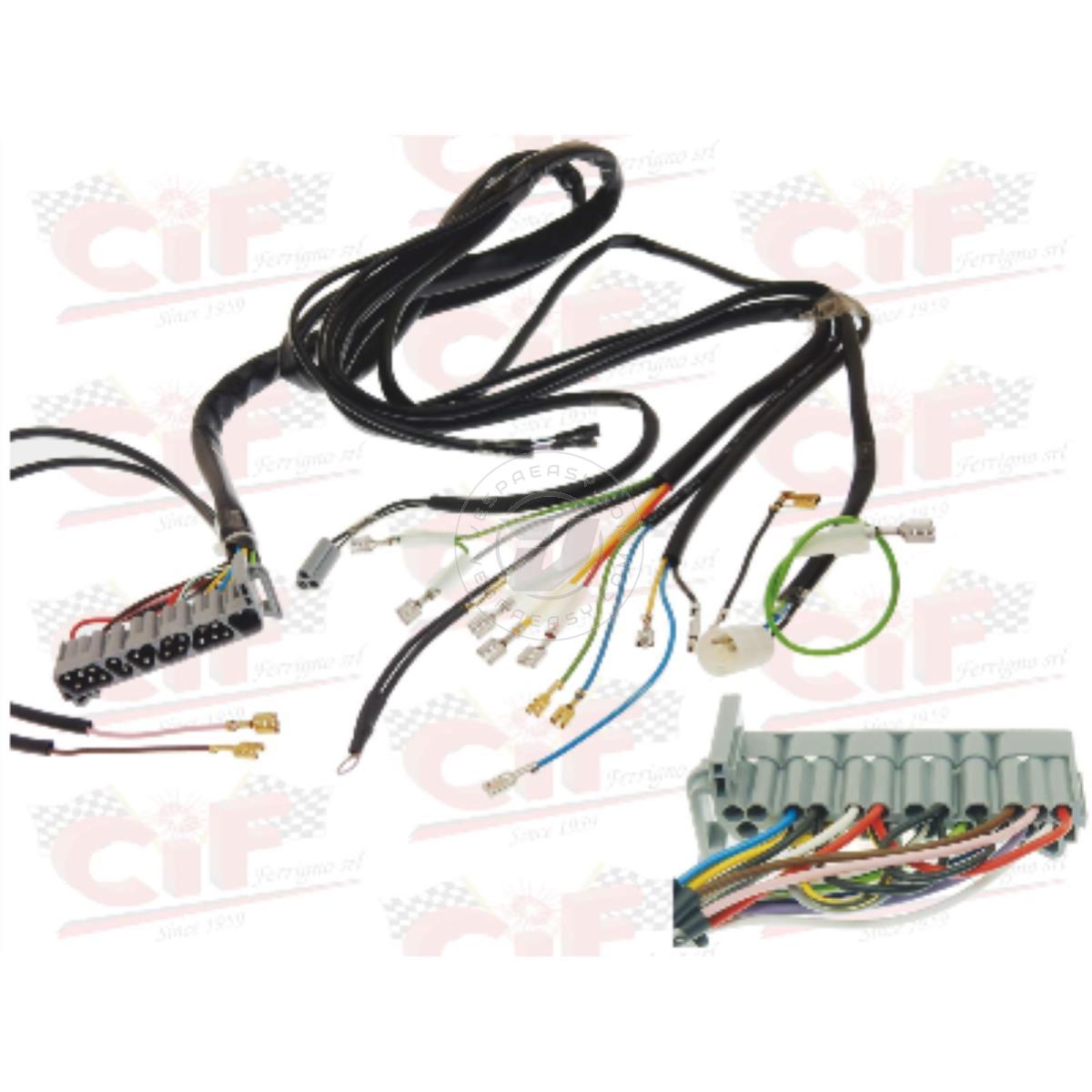 IMPIANTO ELETTRICO CON CONNETTORE VESPA PX PE 125/150/200
