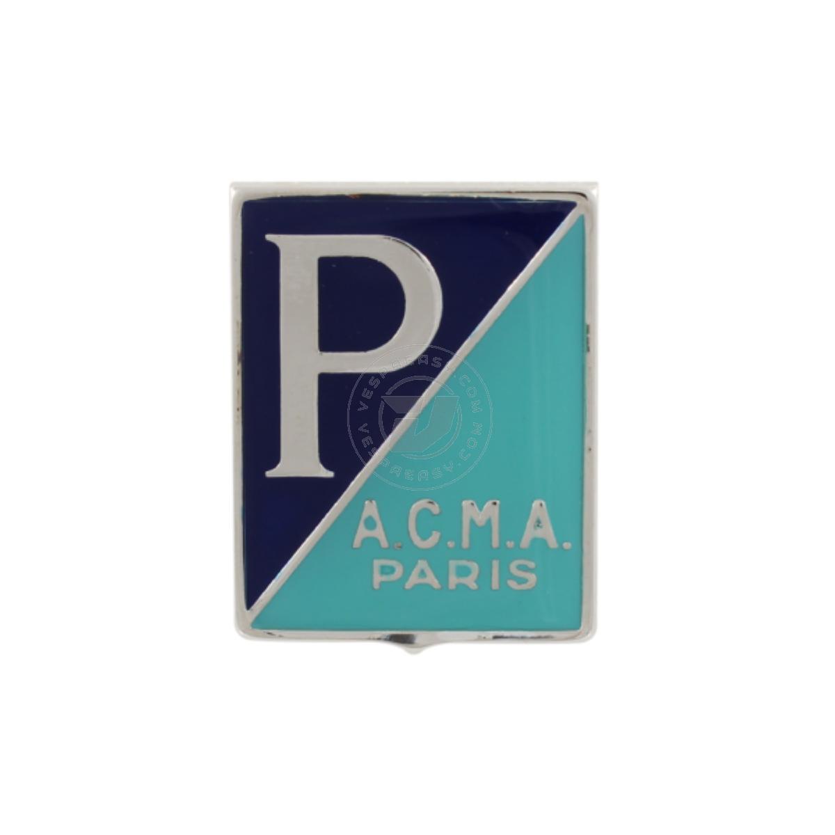 TARGHETTA SCUDETTO RMS CLASSIC PIAGGIO GENOVA VESPA ACMA 125-150(54-56)