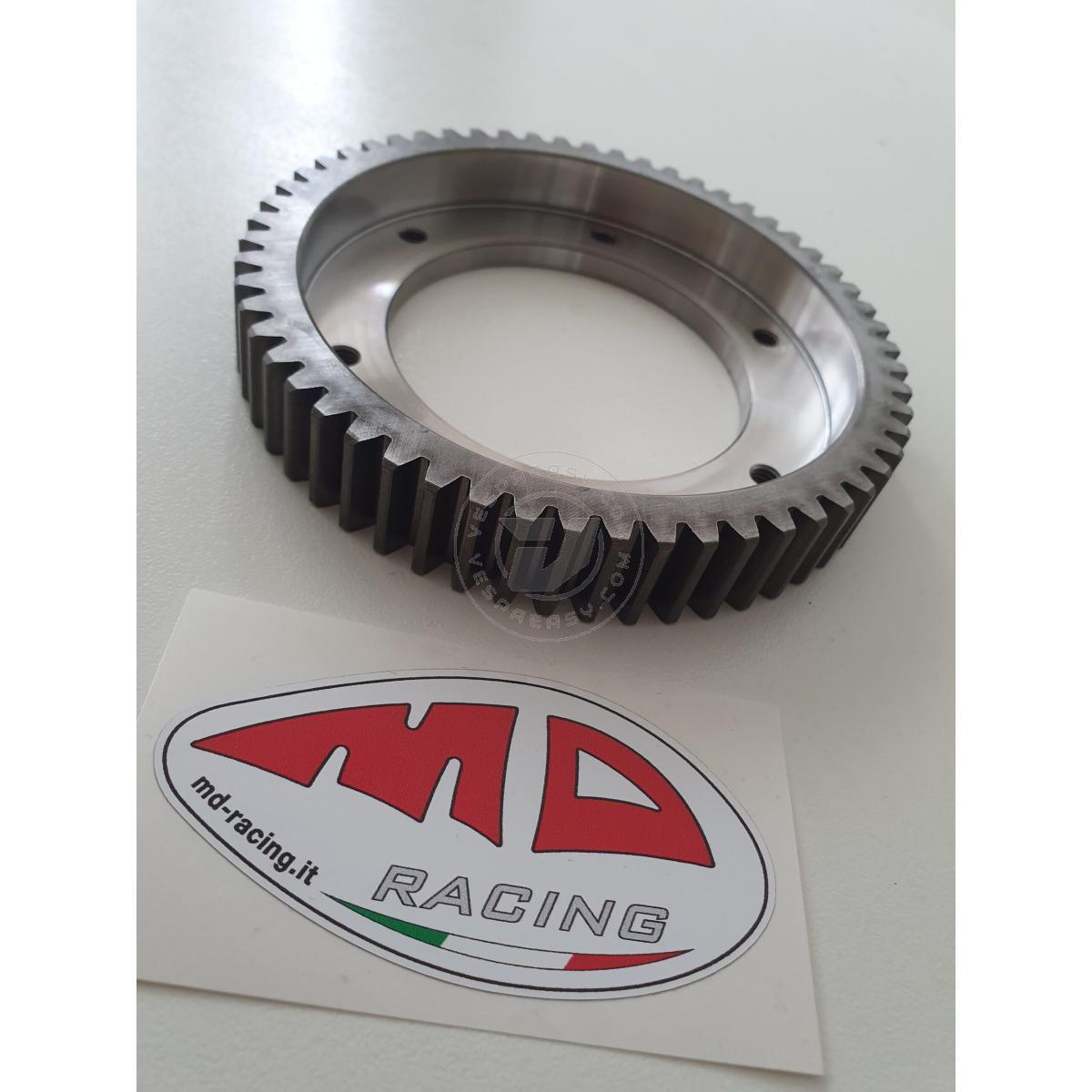 Corona dentata z57 MD RACING per differenziale Ape 50