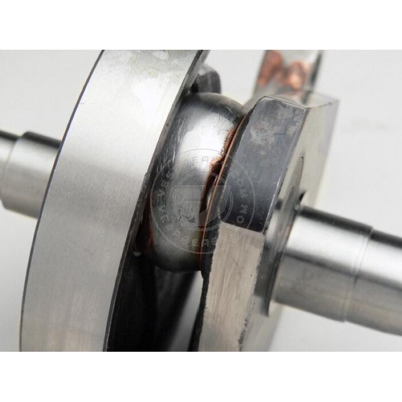ALBERO MOTORE ANTICIPATO - CONO 19 mm. - CORSA mm.43 - BIELLA LUCIDA - VESPA