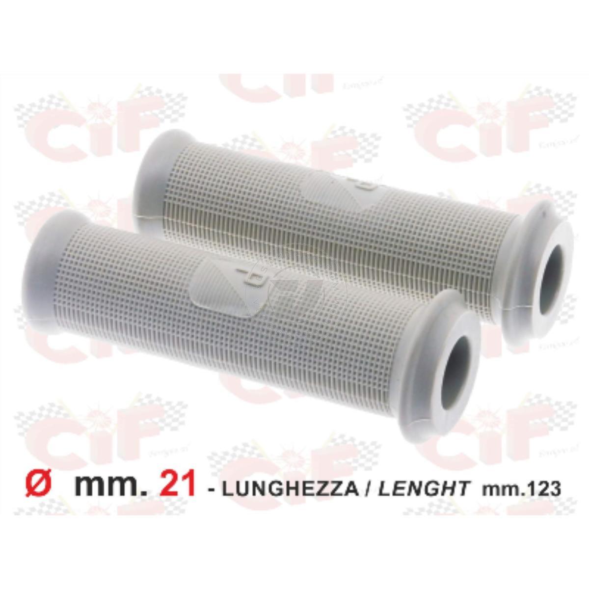 MANOPOLE GRIGIA - Ø mm.21 - LUNGHEZZA mm.123