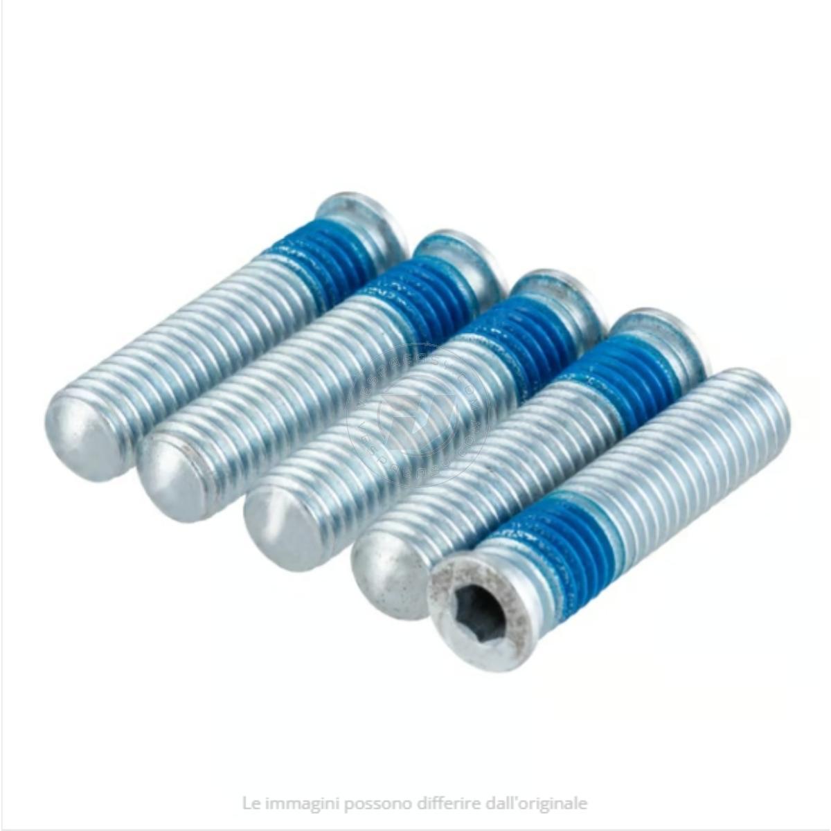 Kit prigionieri tamburo M8x35mm SIP PERFORMANCE - Vespa 50 Special 10", PK, Sprint, GT, TS, Rally, PX, T5, Cosa - 5 pezzi