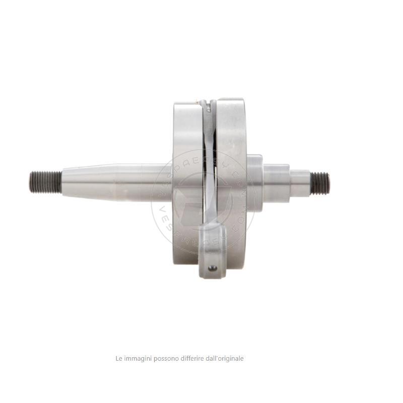 Albero motore CRIMAZ C51 volani tondi, cono 20, biella 105 dal pieno, corsa 51, spalle 87,5 + 83,5, Vespa 125 ET3 Primavera