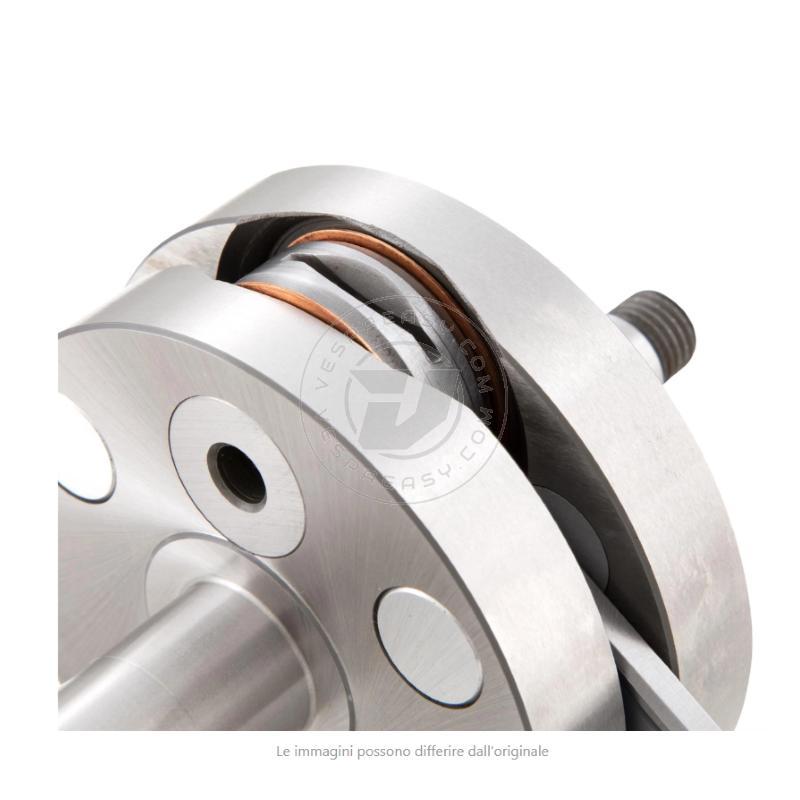 Albero motore CRIMAZ RACING volani tondi, cono 20, biella 97 dal pieno, corsa 51, spalle 87,5 + 83,5, Vespa 125 ET3 Primavera